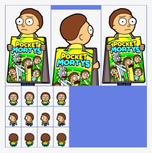 Pocket Mortys Morty - Pocket Mortys Morty Sprite #686083