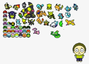 Pokemon And Rick And Morty - Pixel Art Rick And Morty #686157