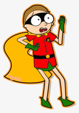 Robin Morty Smith Rick Sanchez Clip Art Product Fictional - Morty Smith Png Transoartent #686175