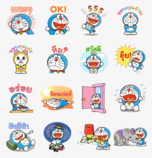 Doraemon In Thailand - 海外 の ライン スタンプ #686344