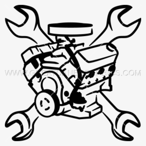 Clipart Car Wrench - Vinyl Cutter #686581