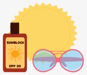 Sunglasses Clipart Sun Cream - Sun Protection Clip Art #687032