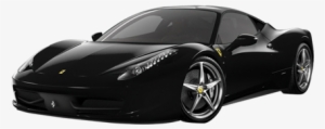 Black Ferrari Car Png Image - Ferrari 458 Italia #687288