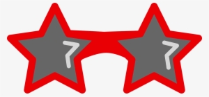 Diepholz Creative Technology Die Cutting Sunglasses - Star Sunglasses Clipart Png #687341