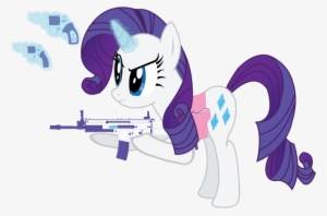 Rarity With Her Guns - Gun #687431