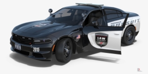 3 Dodge Charger Police Car Rigged Royalty-free 3d Model - Police Car 3d Free #687510