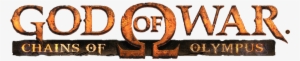 God Of War Coo Logo - God Of War Chains Of Olympus Logo #687699