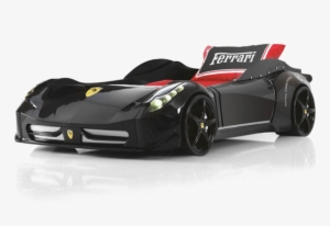 Black Ferrari Png High Quality Image - Europa Black Spider Ferrari 458 Italia Style Car Bed #687936