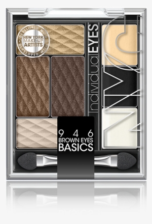 How To Apply - New York Color Individual Eyes Eyeshadow, Brown Eyes #688316