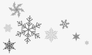 Snowflakes Footer #689000