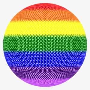 This Free Icons Png Design Of Hexagonal Mosaic Rainbow #689091