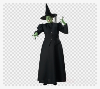 Witch Plus Size Costume Clipart Wicked Witch Of The - Free Transparent ...