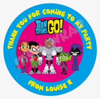 Teen Titans Sweet Cone Stickers #6803501