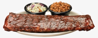 Plate Of Bbq Png #6807386