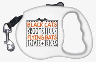 Black Cats Broomsticks Retractable Dog Leash- Pets #6810777