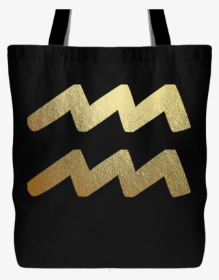 Aquarius Gold Sign Tote Bag #6811175