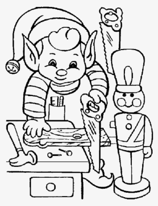Gallery Christmas Coloring Sheets Elf #6813598