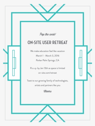 On Site User Retreat Invitation #6815968