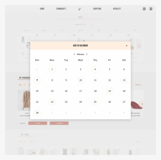 Selection Bar - Calendar #6817075