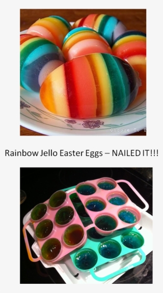 Rainbow Jello Easter Eggs #6818602