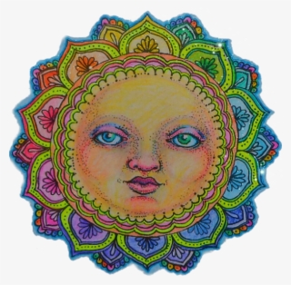 Sun Moon Mandala Hippy Trippy Psychadelic Tumblr Aesthe #6824802