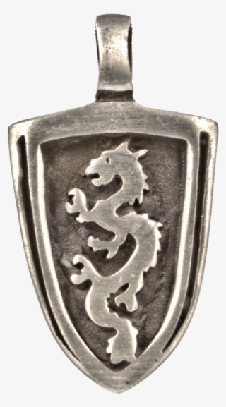 Knight Shield With Dragon #6825009