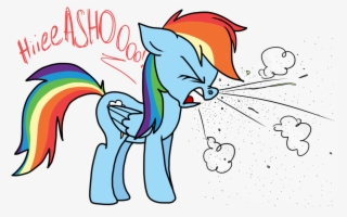 Rainbow Dash Explosion Sneeze By Psfforum #6826591