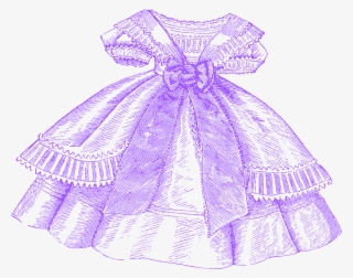 Purple Dress Clipart #6830274