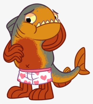 Chubby Piranha In Boxers #6831254