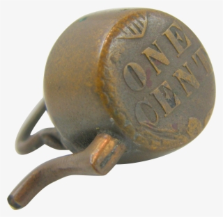 Copper Penny Kettle Tramp Art #6831681