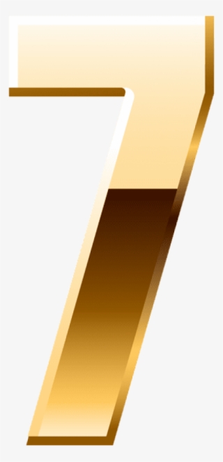 Download Gold Number Seven Png Clipart Png Photo #6832166