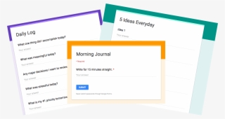 How I Use Google Forms For Self Improvement And Goal #6832910