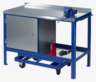 J - A - S - Engineering 1260scp Steel Top Mobile Workbench #6837191