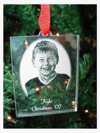 Personalized Wedding Photo Christmas Ornament Enchanted #6840555