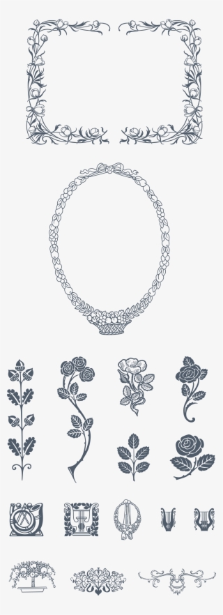 A Somptuous Selection Of Floral And Romatic Ornaments, #6840732