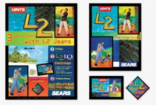 Levi's L2 Jeans Promotion With Sears- Including Poster, #6841175 Levi's L2 Jeans Promotion With Sears- Including Poster, #6841175