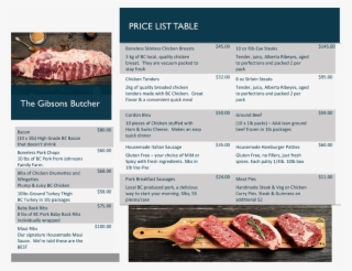 Gibsons Butcher Meat Fundraiser #6841374