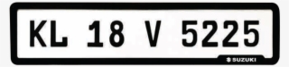 Orbiz Laser Car Number Plate #6842923