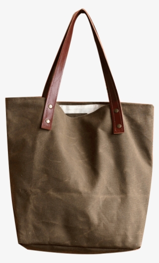 High Quality Smooth Canvas Tote With Leather Straps #6842926