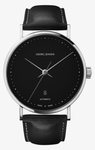 41 Mm, Automatic Mechanical, Black Dial, Black Leather #6843233