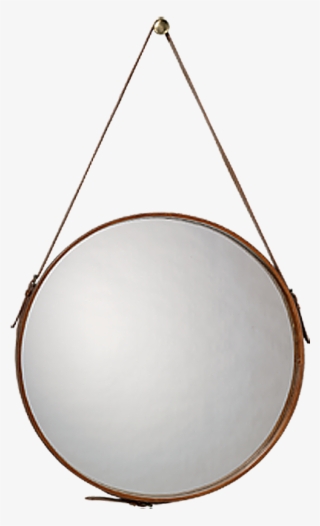 Diy Hanging Round Mirror With Leather Strap Aka Captain #6843352