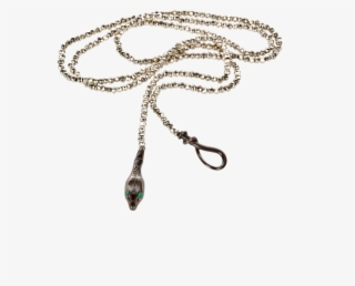 Pyrite Necklace With A Snakehead Fastening Jewelry #6847874