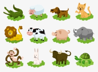 Funny Animals Set Vector And Transparent Png The Tweet #6849693