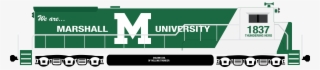 The Marshall University Locomotive Is A General Electric #6850300