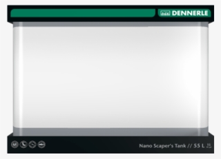Dennerle Scaper's Tank Akvárium Fedlappal, Alátét Szivaccsal #6854156