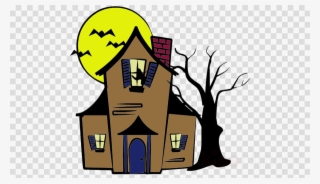 Scary House Drawing Clipart Drawing Creepy House Haunted #6855491