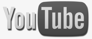 Youtube Logo Black And White Png #6861407