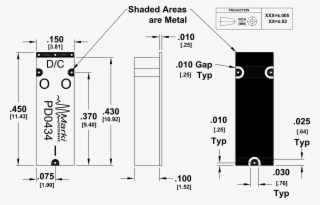 Pd-0434sm Power Divider Package Diagram #6867209 Pd-0434sm Power Divider Package Diagram #6867209