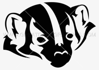Graphic Freeuse Stock Badger Clipart Black And White #6871502