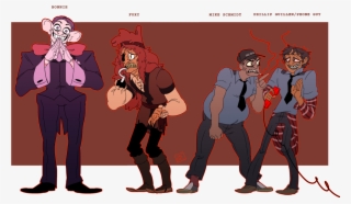 Bonnie Foxy Mike Schmidt Phillip Guillen/phone Guy #6872015